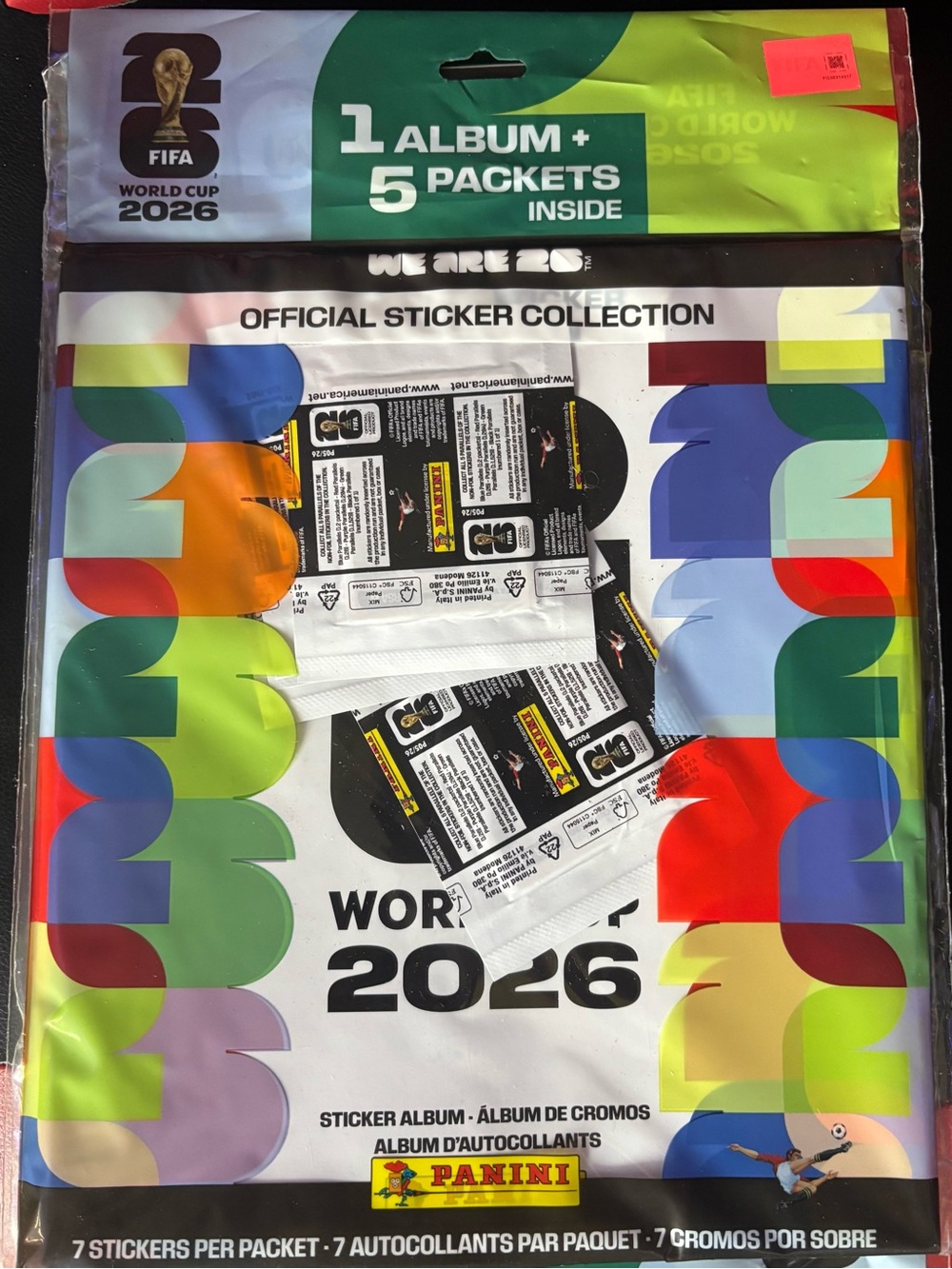 X10 Panini FIFA World Cup 2026 Official Sticker Album - Multicolor